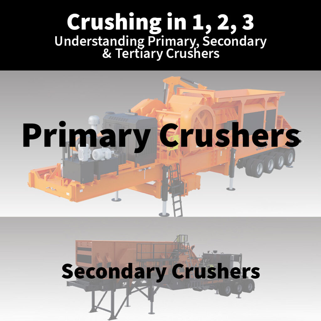 Crushing in 1, 2, 3: Understanding Primary, Secondary & Tertiary Crushers
