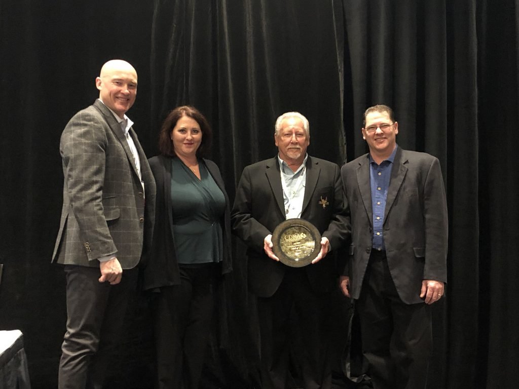 Award Recipient Jay Giltz and family