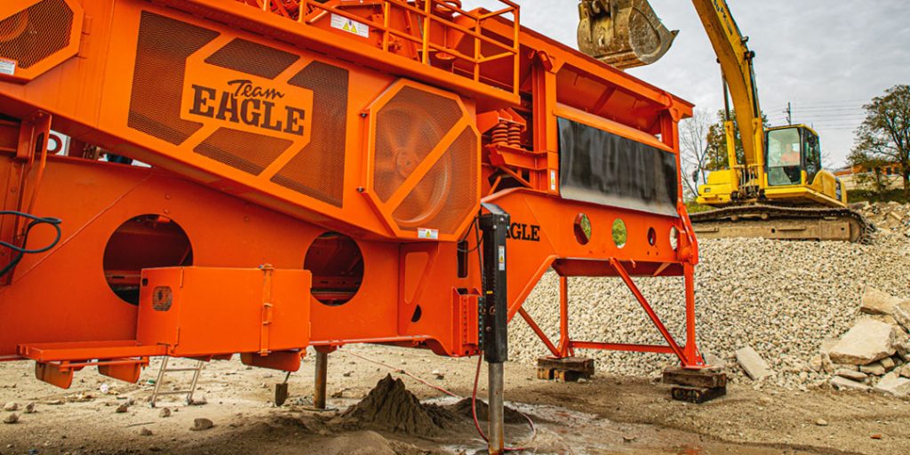 Leveling your Portable Impactor Plant