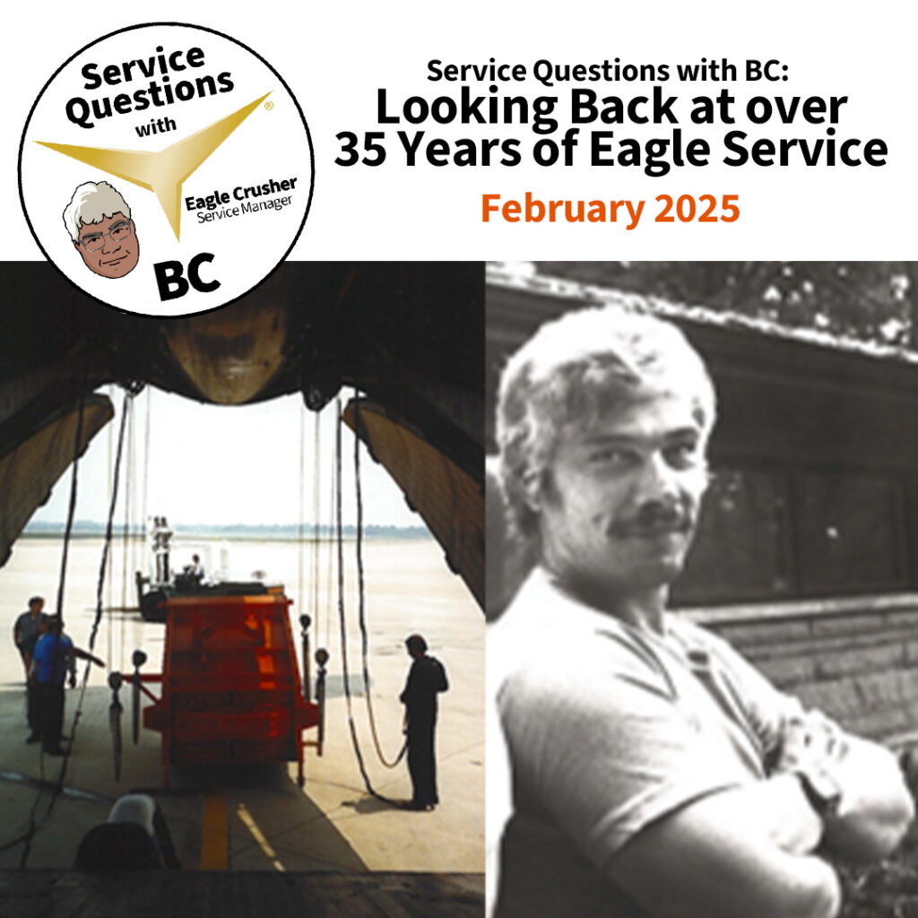 Service Questions: Looking Back at over 35 Years of Eagle Service