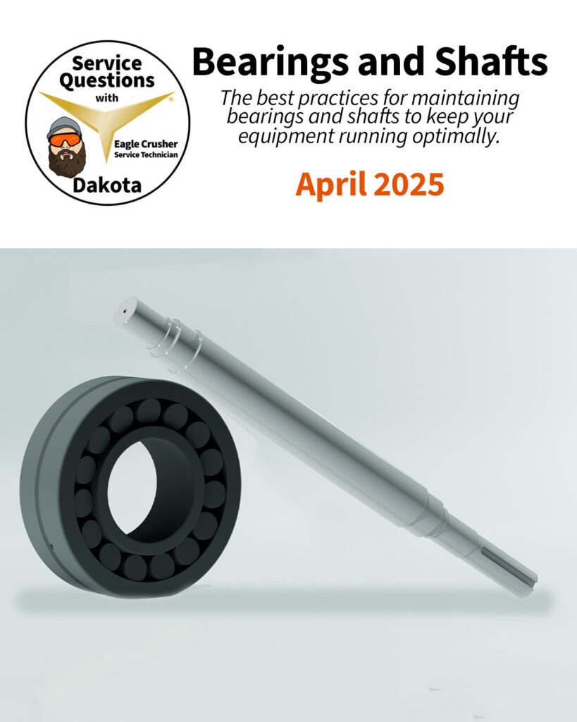 Service Questions: Bearings and Shafts